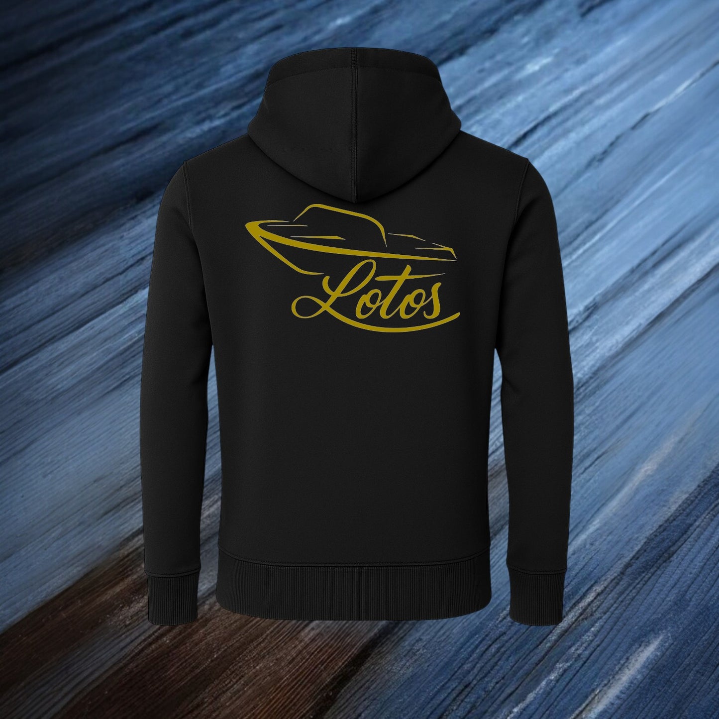 Premium Sweat Hoody Lotos Unisex Black