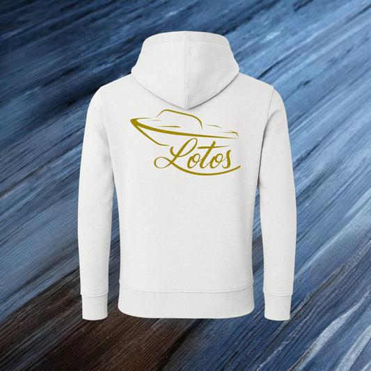 Premium Sweat Hoody Lotos Unisex White