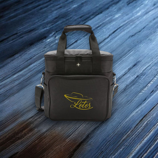 Kühltasche Lotos Schwarz/Gold