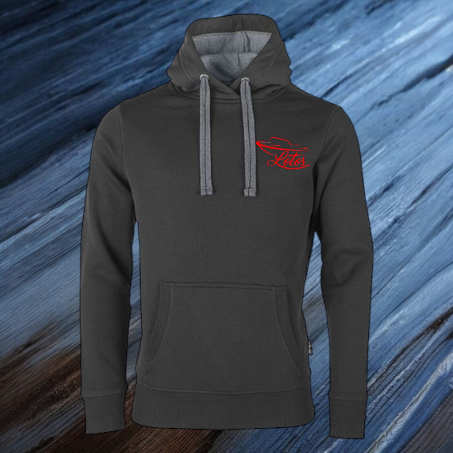 Premium Sweat Hoody Lotos Unisex Dark Grey