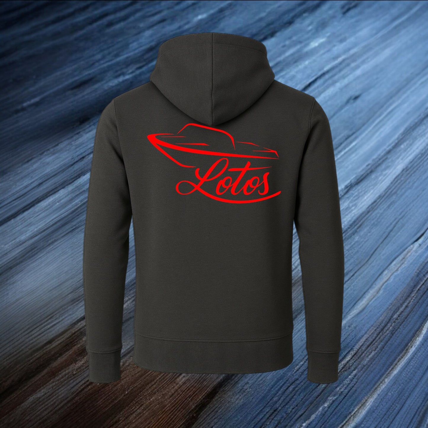 Premium Sweat Hoody Lotos Unisex Dark Grey