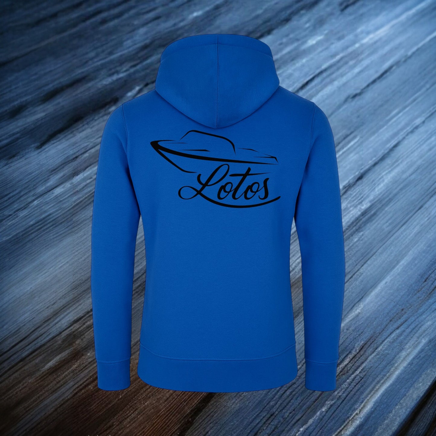 Premium Lotos Sweat Hoody Jacket Royal Blue