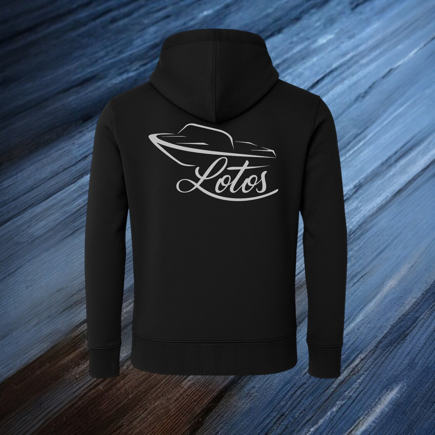Premium Sweat Hoody Lotos Unisex Black