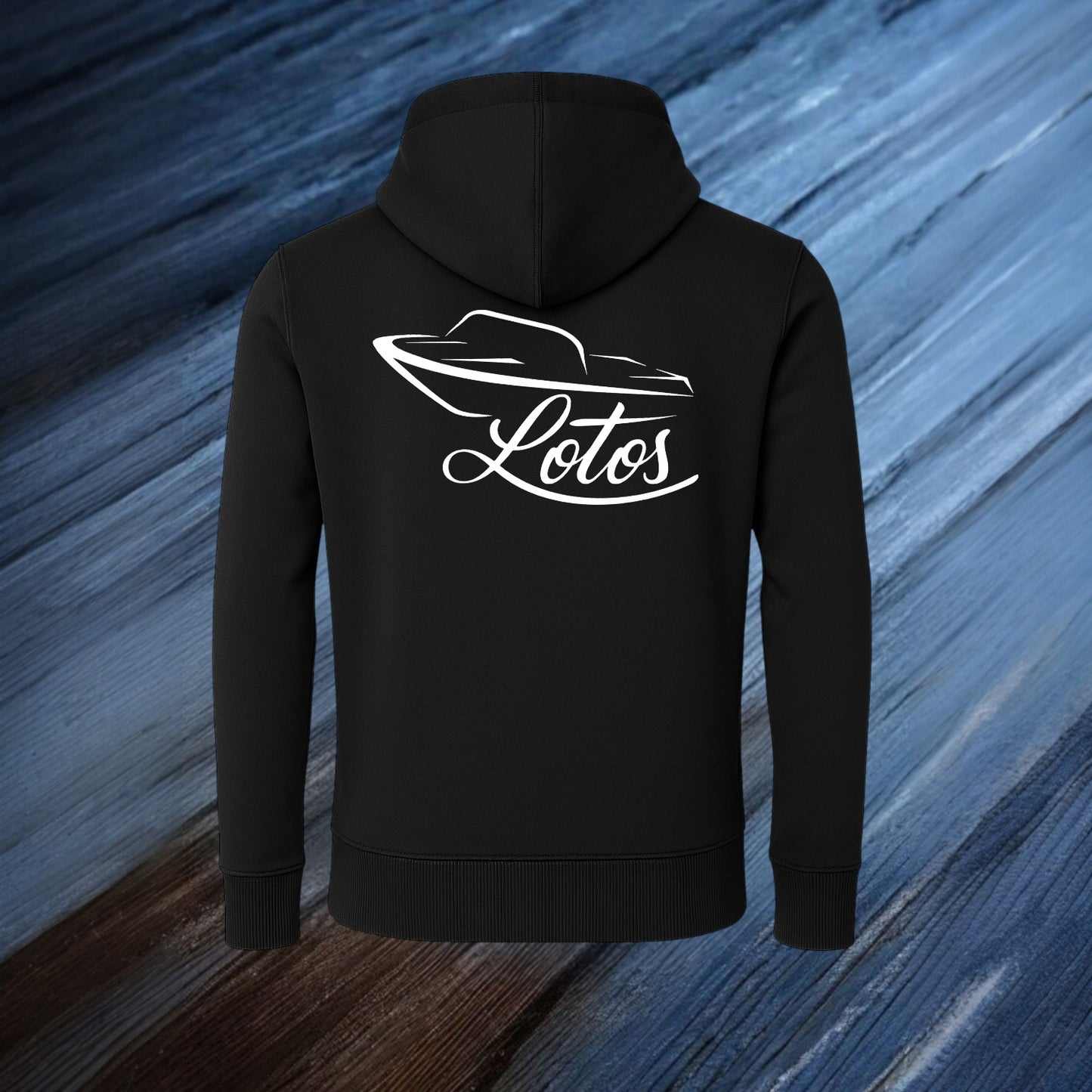 Premium Sweat Hoody Lotos Unisex Black